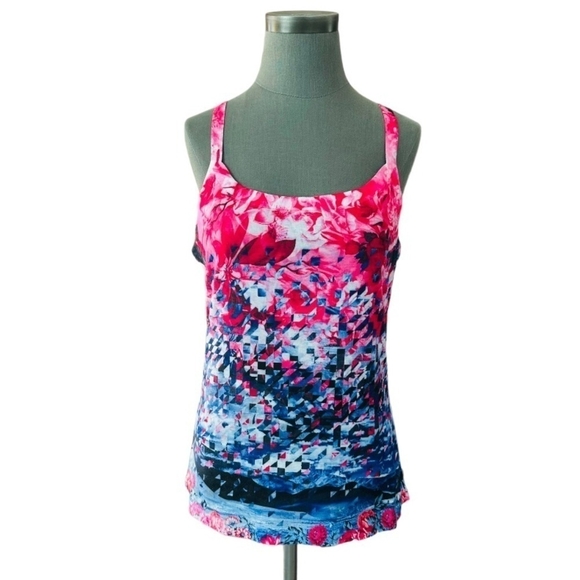 Women Cami Top & Duster Set STYLE & Co Illusive Vision 2pcs Tank & Cover Up Set - Picture 5 of 7